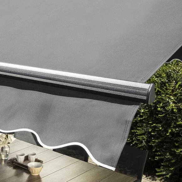 Best Sale RETIF Store Double Pente Avec Coffre 3X4 M En Aluminium Gris Anthracite