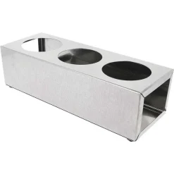 Best RETIF Support 3 Flacons Sauces 720Ml 28X10X8Cm Inox