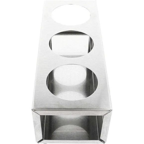Best RETIF Support 3 Flacons Sauces 720Ml 28X10X8Cm Inox