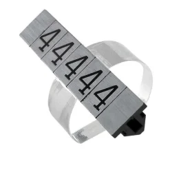 Cheap RETIF Support Prix 1Cm Demi-Lune Transparent - Par 20