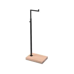 Shop RETIF Support R Glable Sac Main, Noir Avec Base Bois