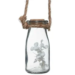 Cheap RETIF Suspension Bois Avec 4 Pots En Verre Et Fleurs S Ch Es L 53 Cm