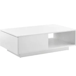 Sale RETIF Table Basse De Salon Avec Tiroir Et Compartiment De Rangement 95X55Cm 15Mm