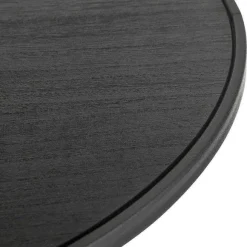 Best Sale RETIF Table Basse De Salon Sablier Rangement M Tal Et Mdf 37,5Cm Noir
