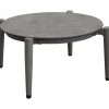 Sale RETIF Table Basse Jardin R Tro En Aluminium 54Cm Dublin Taupe Et Luna