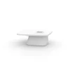 Outlet RETIF Table Basse Noma Blanc Poly Thyl Ne 100X118X44Cm
