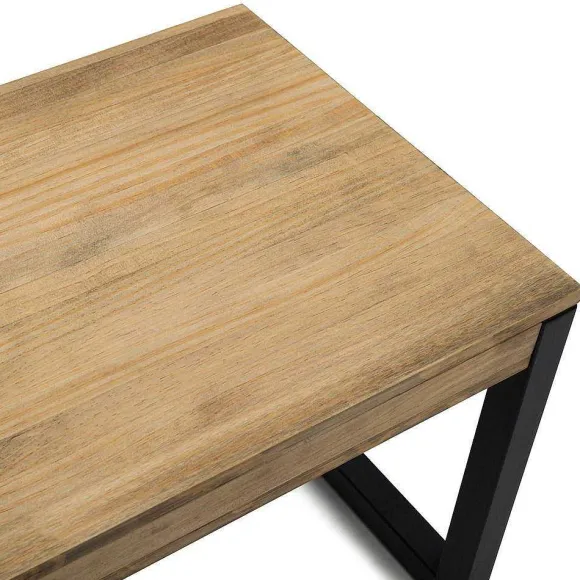 New RETIF Table Basse Relevable Icub Strong Eco 50X100X52 Cm 18Mm Noir-Vieilli -