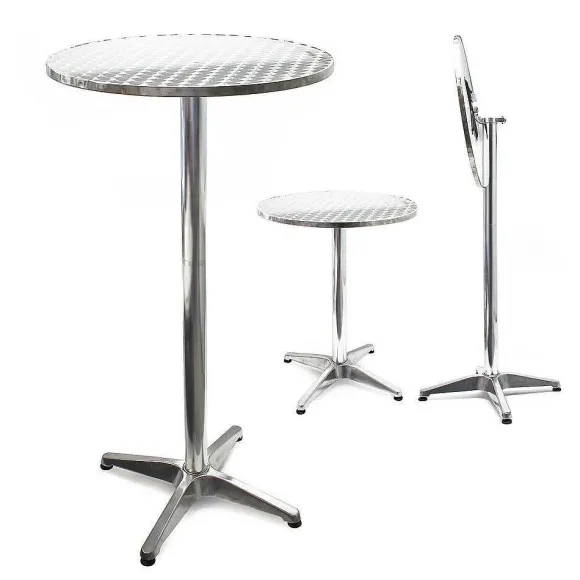 Cheap RETIF Table Bistro Haute Bar Aluminium R Glage H Pliable 74/114Cm 60/63Cm