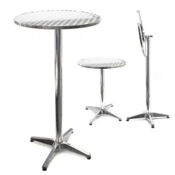 Cheap RETIF Table Bistro Haute Bar Aluminium R Glage H Pliable 74/114Cm 58/60Cm