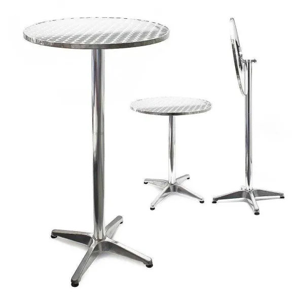 Cheap RETIF Table Bistro Haute Bar Aluminium R Glage H Pliable 74/114Cm 58/60Cm
