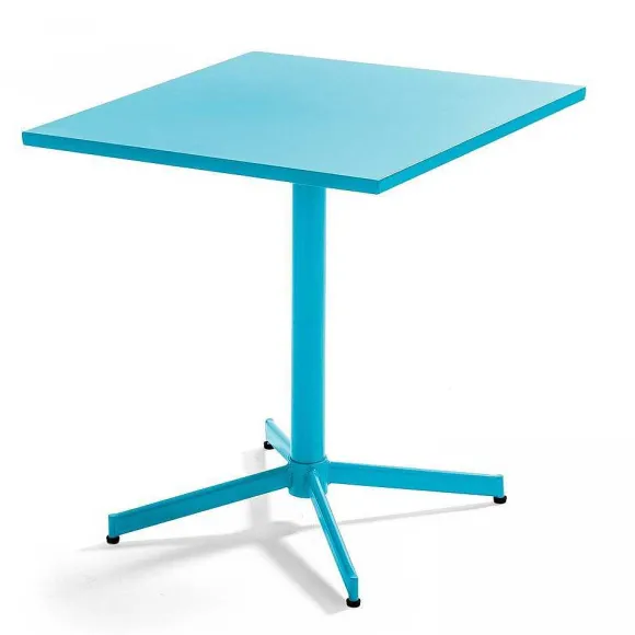 Online RETIF Table Carr E Bistro Inclinable Palavas Bleu Acier 70X70 Cm