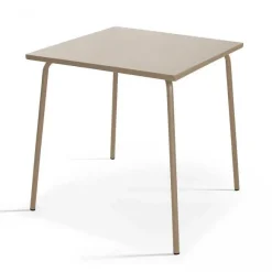 Hot RETIF Table Carr E Bistro Taupe Palavas 70X70 Cm