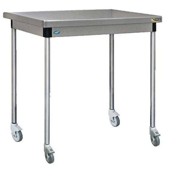 Cheap RETIF Table Centrale Profond. 700 Mm Sur Roulettes Sans Tag Re