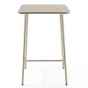 Cheap RETIF Table De Bar Taupe Acier Palavas 70X70X105 Cm