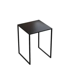 Outlet RETIF Table De Pr Sentation, 36X36Xh48 Cm, M Tal Noir
