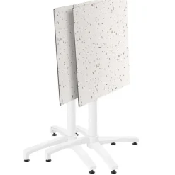 Fashion RETIF Table De Terrasse 60X60Cm Inclinable Stratifi Terrazzo Mouchet