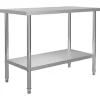 Sale RETIF Table De Travail De Cuisine 120X60X85Cm Acier Inoxydable