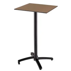 Sale RETIF Table Haute De Terrasse 60X60Cm Inclinable Stratifi Taupe
