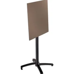 Sale RETIF Table Haute De Terrasse 60X60Cm Inclinable Stratifi Taupe
