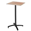 Flash Sale RETIF Table Haute De Terrasse 60X60Cm Inclinable Stratifi Ch Ne Fonc