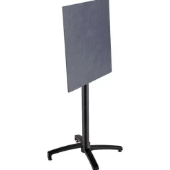 Online RETIF Table Haute De Terrasse 60X60Cm Inclinable Stratifi Ardoise Gris Fonc