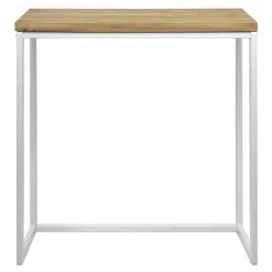 Shop RETIF Table Haute Mange Debout Icub - Industriel Vintage 120 X 30 X 110 Cm. Blanc