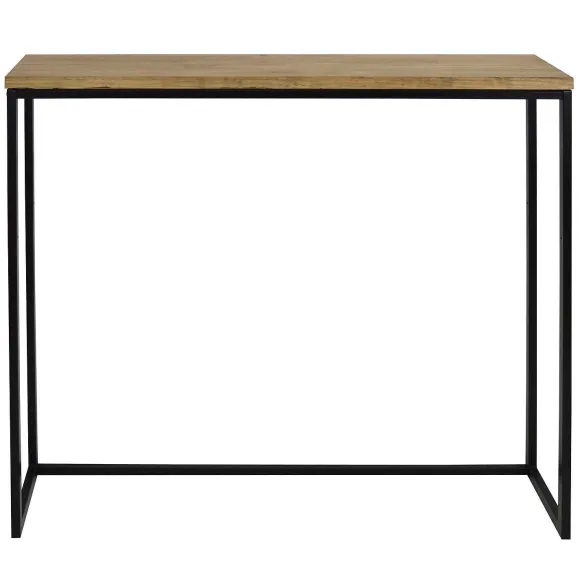 Cheap RETIF Table Haute Mange Debout Icub - Industriel Vintage 120 X 30 X 110 Cm. Noir