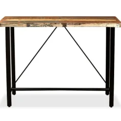 Online RETIF Table Haute Mange Debout Bar Bistrot Bois Massif De R Cup Ration 120Cm