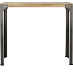 Shop RETIF Table Mange Debout Bristol- Industriel Vintage Bois Et M Tal 59X115X108H. Cm