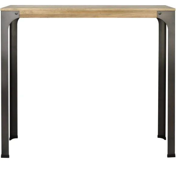 Shop RETIF Table Mange Debout Bristol- Industriel Vintage Bois Et M Tal 59X115X108H. Cm