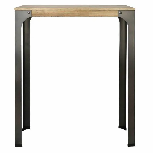 Discount RETIF Table Mange Debout Bristol - Industriel Vintage Bois Et M Tal 80X80X108H. Cm