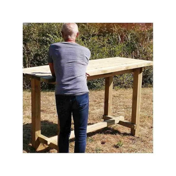 Hot RETIF Table Mange Debout En Pin Xxl
