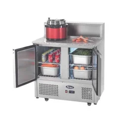 Best Sale RETIF Table Pizza R Frig R E Saladette Int Gr E 5 Bacs Gn 1/6