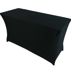 Sale RETIF Table Pliante + 4 R Hausseurs + Nappe Noir 180X75X74/90 Cm