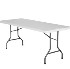 Cheap RETIF Table Pliante De R Ception Hdpe Rectangulaire Nimes Blanche