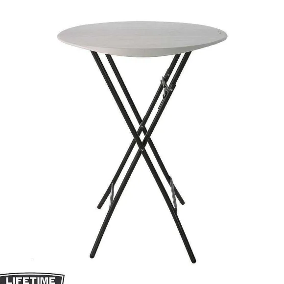 Flash Sale RETIF Table Pliante Mange-Debout - Lifetime -Diam Tre 84 Cm
