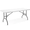 Cheap RETIF Table Pliante Rect. Monobloc Hdpe Blanc Rekkem