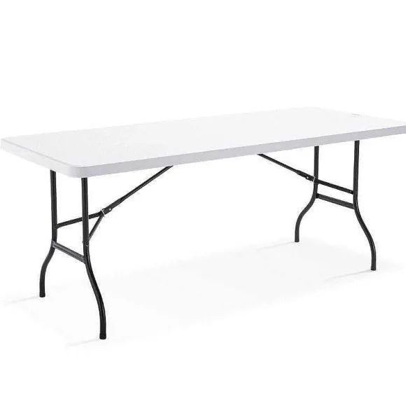 Cheap RETIF Table Pliante Rect. Monobloc Hdpe Blanc Rekkem
