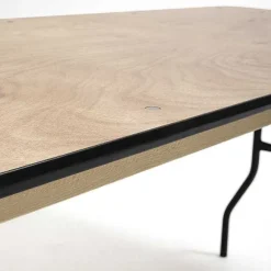 Cheap RETIF Table Pliante Rect. Pro+ Monobloc Bois