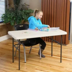 Cheap RETIF Table Pliante Rectangulaire Beige Gamme 'Nesting'