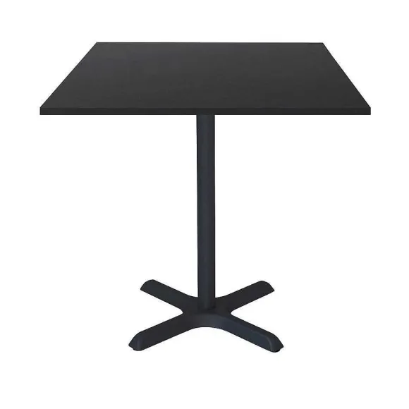 Hot RETIF Table 70X70Cm Mod Le Dina Pied Et Noir Uni
