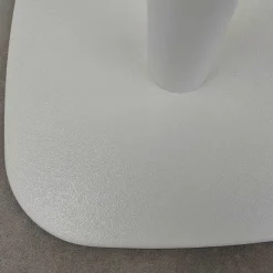 Best RETIF Table 70X70Cm Mod Le Round Pied Blanc Ch Ne Slov Ne