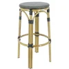 Fashion RETIF Tabouret De Bar Empilable Ext Rieur Biarritz En Aluminium Et Textyl Ne - Bronze