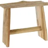 Outlet RETIF Tabouret En Teck L40 X P20 X H 35 Cm