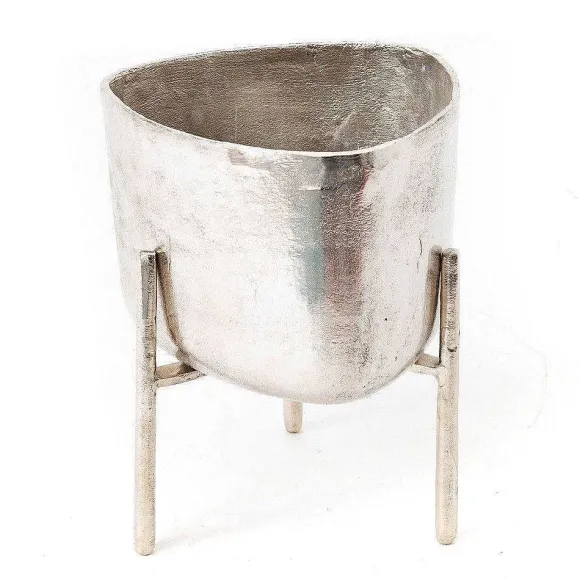 Discount RETIF Tabouret Porte-Plante Argent