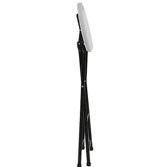 Discount RETIF Tabourets Pliants Pour Mange-Debout Blanc Acier 31X70 Cm- Par 10