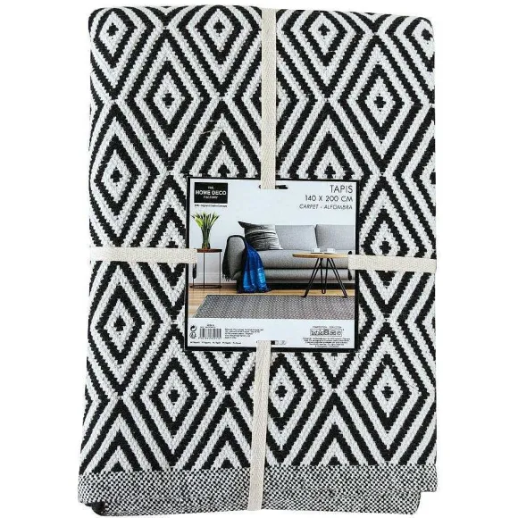 Flash Sale RETIF Tapis Losanges Noirs Et Blanc 1,40X20M