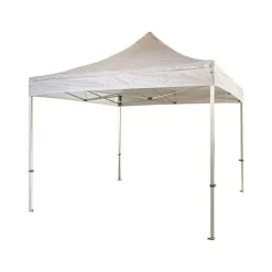 New RETIF Tente Pliante Acier 300X300Cm - Blanc