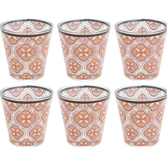 Sale RETIF Verre Eau Motifs Imany (Lot De 6)