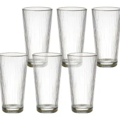 Fashion RETIF Verres Stri S Liser Dor (Lot De 6) 40 Cl